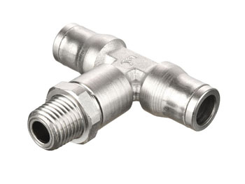 172PLM-6-4 Inch Male Branch Tee Swivel - Push-to-Connect Fitting 172PLM-6-4 Prestolok PLM Series 172PLM - Inch