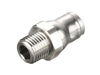 68PLM-6-4 Inch Male Connector - Push-to-Connect Fitting 68PLM-6-4 Prestolok PLM Series 68PLM - Inch