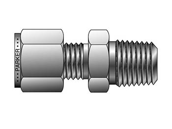 6MSC8N-B Instrumentation Tube Fitting - Straight NPT Male Connector for use with Inch Tubing 6MSC8N-B A-LOK Inch Tube NPT Male Connector - MSC