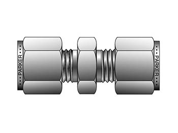 12SC12-B Instrumentation Tube Fitting - Straight Union for use with Inch Tubing 12SC12-B A-LOK Inch Tube Union - SC