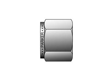 4 BZ-B Instrumentation Tube Fitting Accessory - Tube Nut for use with Inch Tubing 4 BZ-B CPI Inch Tube Nut - BZ