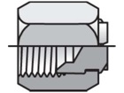8 FNTX-B Triple-Lok 37° Plug and Cap FNTX